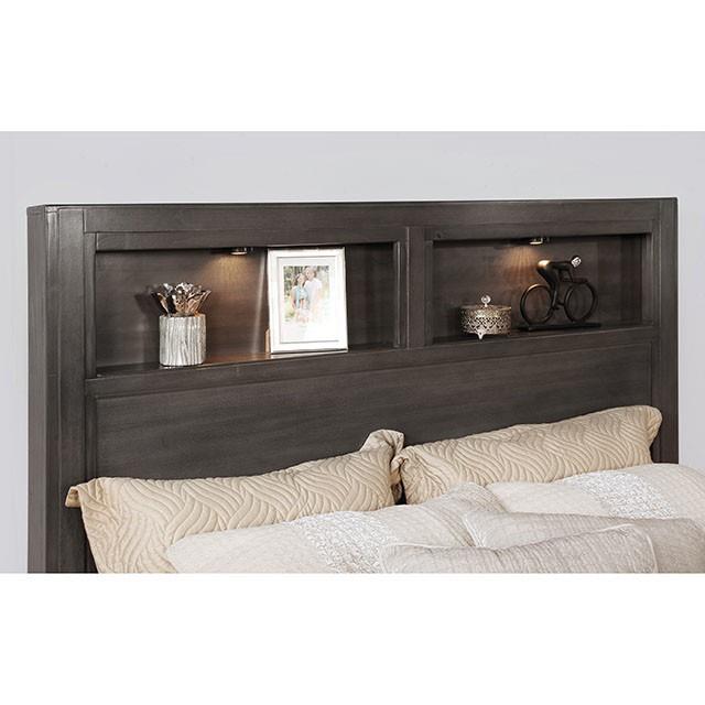  Furniture of America Karla CM7500GY-CK-BED Cal.King Bed IMAGE 3
