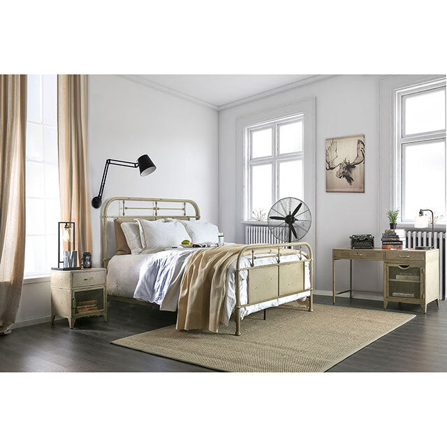  Furniture of America Haldus King Bed CM7502IV-EK IMAGE 1