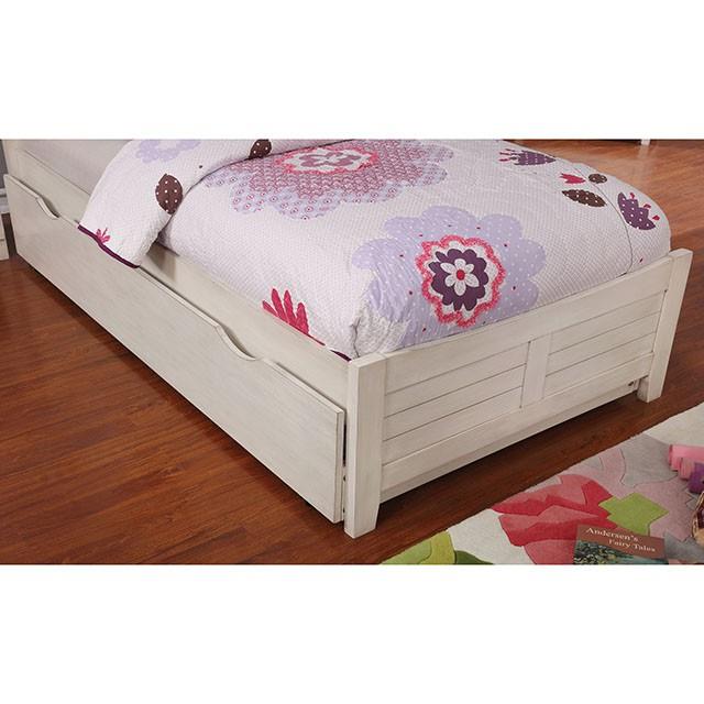  Furniture of America Brogan Full Panel Bed CM7517WH-F-BED IMAGE 5