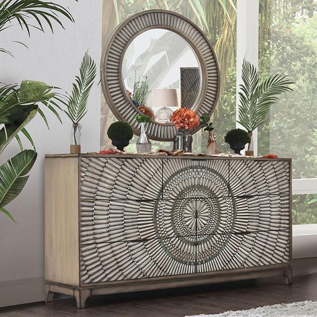  Furniture of America Kamalah 7-Drawer Dresser CM7521D IMAGE 1