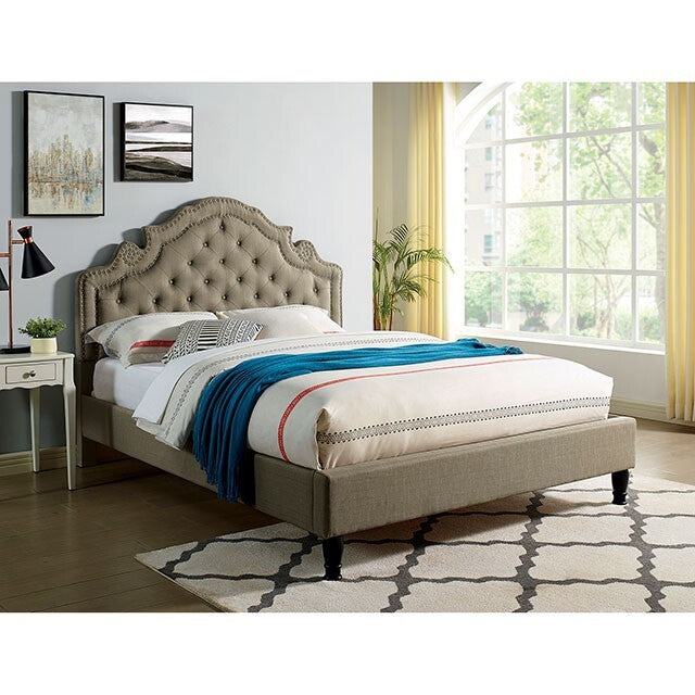  Furniture of America Aubree California King Bed CM7537GY-CK-BED IMAGE 2