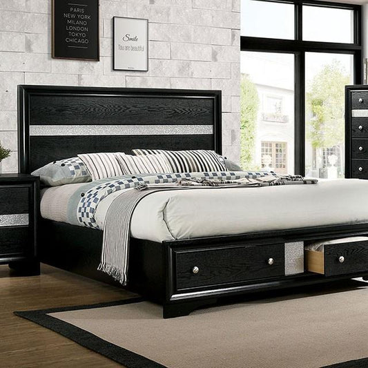 Furniture of America Chrissy CM7552BK-EK-BED E.King Bed IMAGE 1