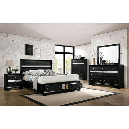 Furniture of America Chrissy CM7552BK-Q-BED Queen Bed IMAGE 4
