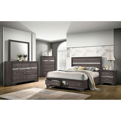 Furniture of America Chrissy CM7552GY-EK-BED E.King Bed IMAGE 2