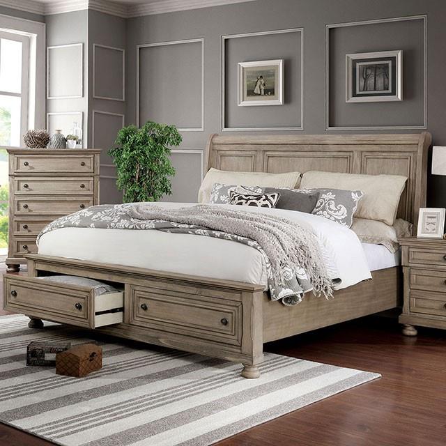 Furniture of America Wells CM7568EK-BED E.King Bed IMAGE 1