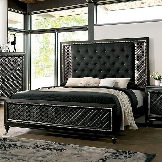  Furniture of America Demetria CM7584EK-BED E.King Bed IMAGE 1