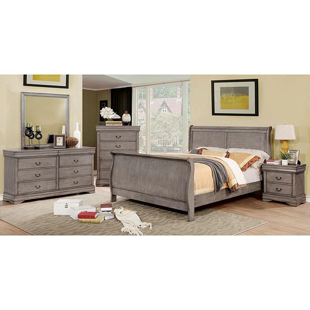 Furniture of America Eugenia CM7598GY-M Mirror IMAGE 1