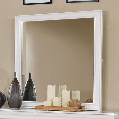  Furniture of America Eugenia Dresser Mirror CM7598WH-M IMAGE 2