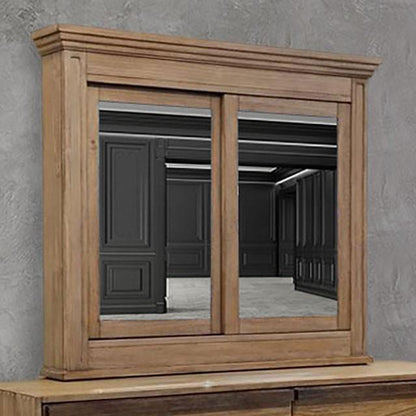 Furniture of America Coimbra CM7623SM Cabinet Mirror IMAGE 1