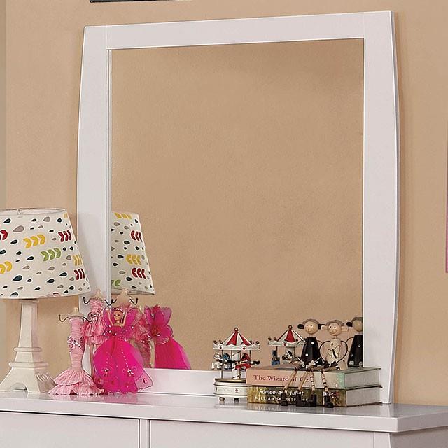  Furniture of America Marlee Dresser Mirror CM7651WH-M IMAGE 2