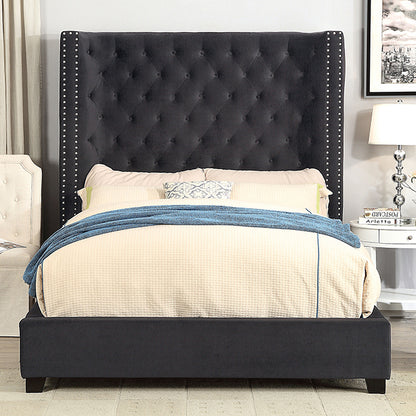 Furniture of America Rosabelle King Bed CM7669DG-EK-BED IMAGE 1