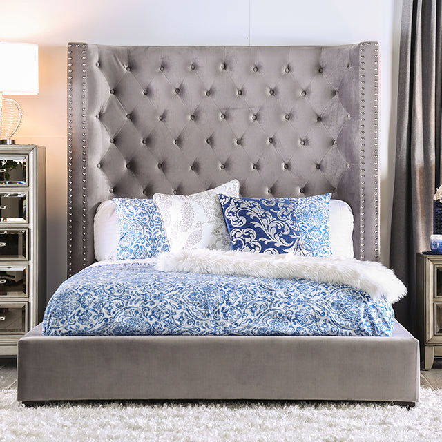 Furniture of America Rosabelle California King Bed CM7669GY-CK-BED IMAGE 3