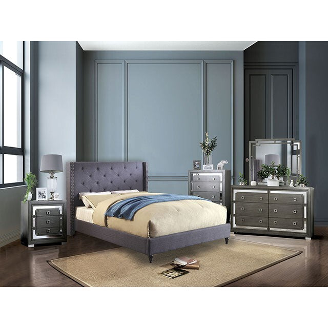  Furniture of America Anabelle California King Bed CM7677BL-CK-BED-VN IMAGE 2