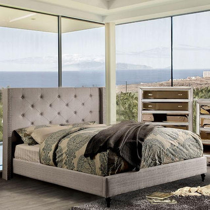 Furniture of America Anabelle CM7677GY-EK-BED-VN E.King Bed IMAGE 1