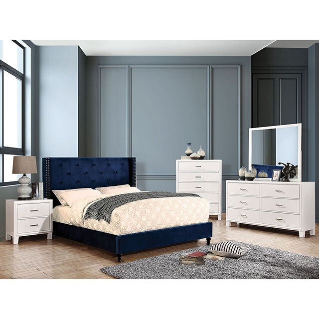  Furniture of America Anabelle King Bed CM7677NV-EK-BED-VN IMAGE 2