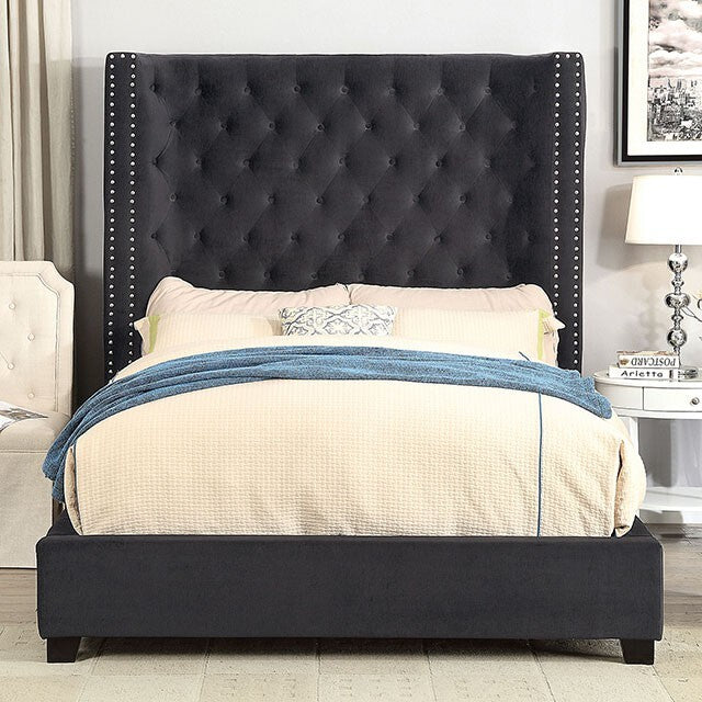  Furniture of America Mirabelle Queen Bed CM7679DG-Q IMAGE 1