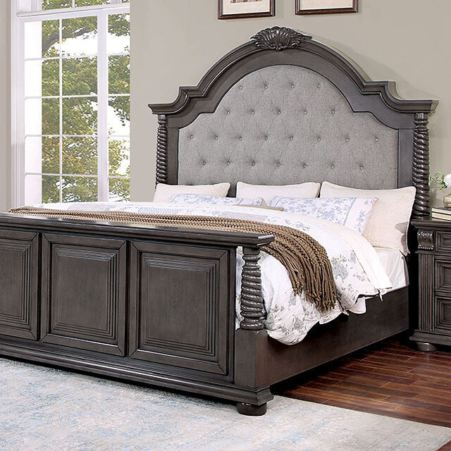  Furniture of America Esperia Queen Bed CM7711GY-Q-BED IMAGE 1