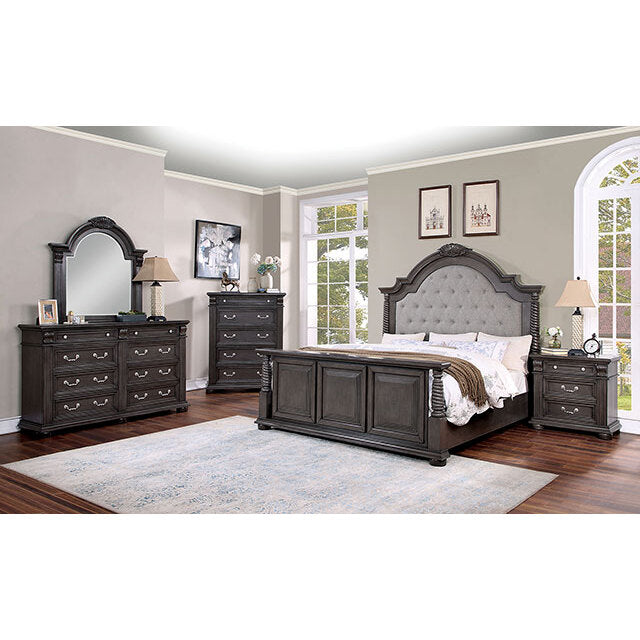  Furniture of America Esperia Queen Bed CM7711GY-Q-BED IMAGE 2