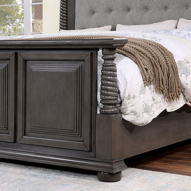  Furniture of America Esperia Queen Bed CM7711GY-Q-BED IMAGE 3