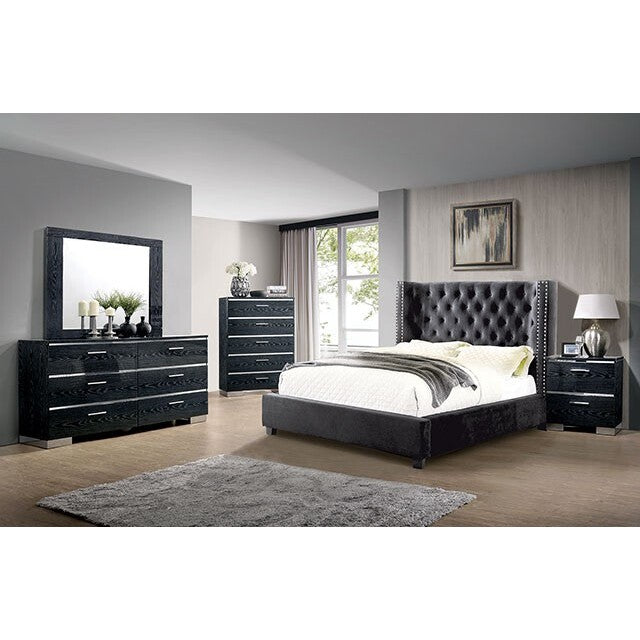  Furniture of America Cayla King Bed CM7779BK-EK-BED-VN IMAGE 2