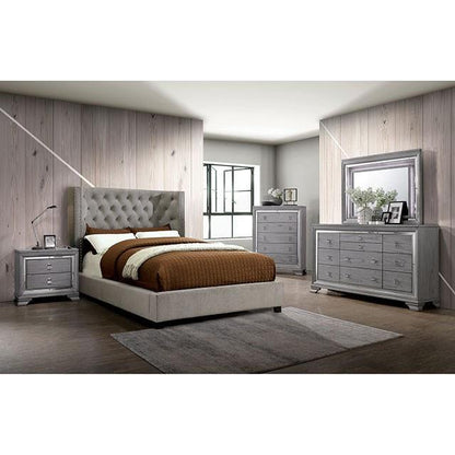 Furniture of America Cayla CM7779GY-Q-BED-VN Queen Bed IMAGE 2