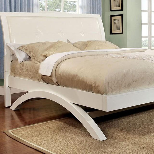 Furniture of America Delano CM7824WH-CK-BED California King Bed IMAGE 1