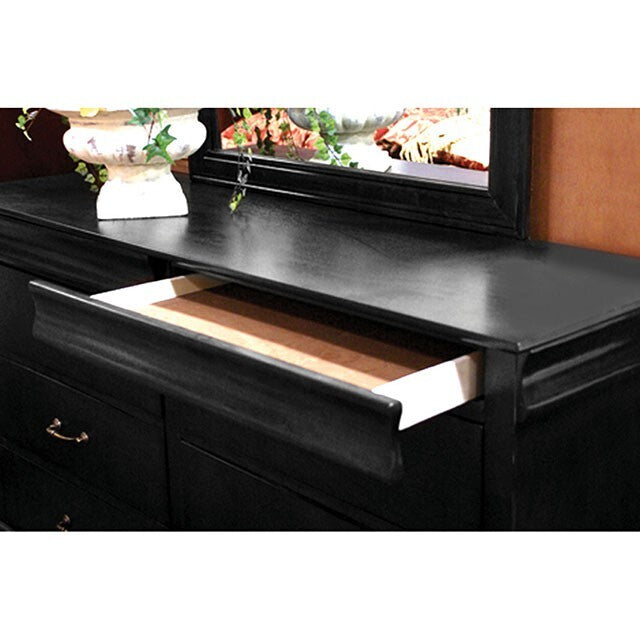  Furniture of America Louis Philippe King Bed CM7825BK-EK-BED IMAGE 3