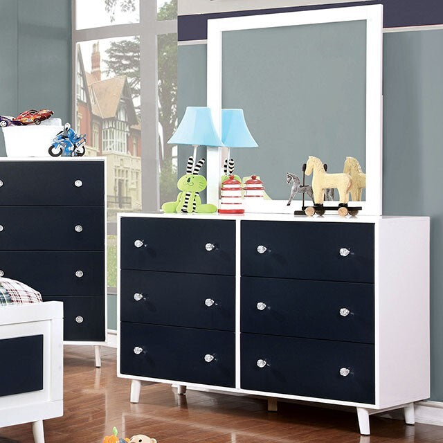  Furniture of America Alivia Dresser Mirror CM7850M-VN IMAGE 1
