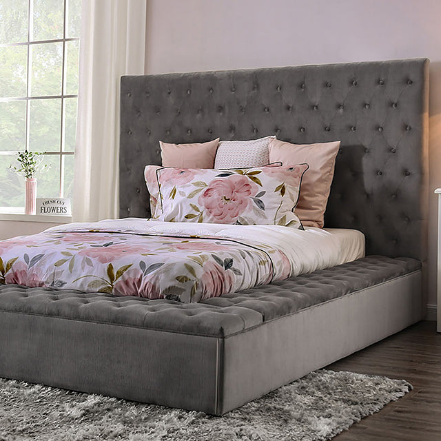  Furniture of America Golati California King Bed CM7895GY-CK-BED IMAGE 1