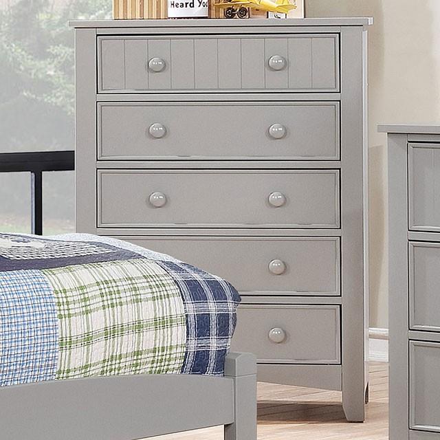  Furniture of America Caren CM7905GY-C Chest IMAGE 1