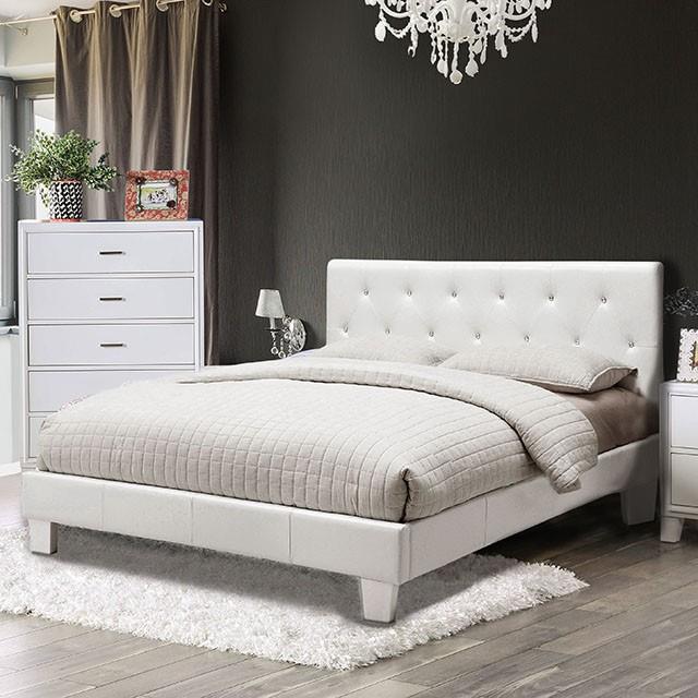 Furniture of America Velen CM7949WH-T-BED-VN Twin Bed IMAGE 1