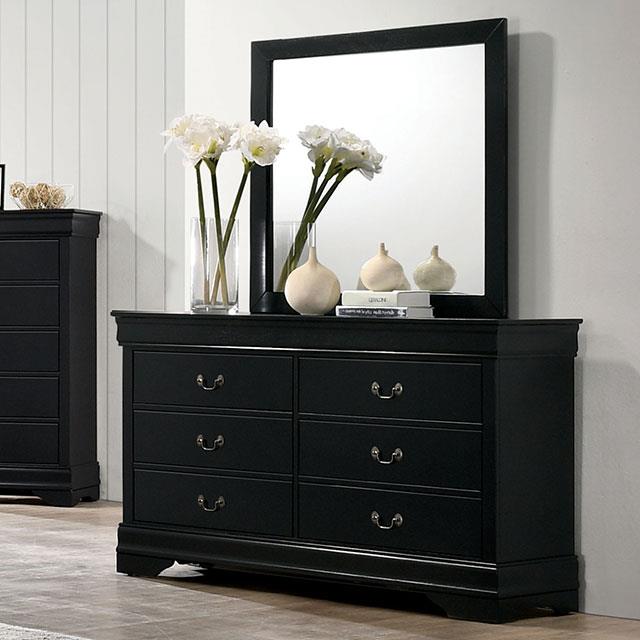 Furniture of America Louis Philippe CM7966BK-D Dresser IMAGE 1