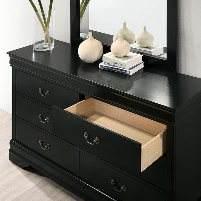 Furniture of America Louis Philippe CM7966BK-D Dresser IMAGE 3