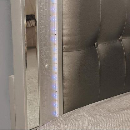 Furniture of America Brachium CM7977SV-CK-BED Cal.King Bed IMAGE 3