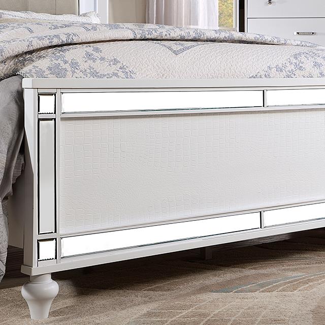 Furniture of America Brachium CM7977WH-EK-BED E.King Bed IMAGE 5