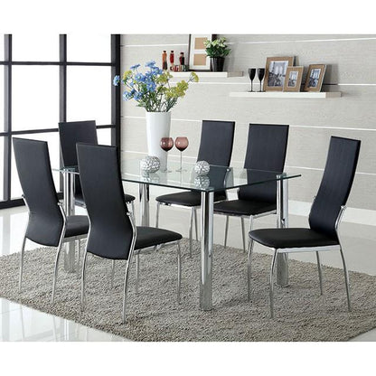  Furniture of America Kalawao CM8310BK-SC-2PK Side Chair (2/Box) IMAGE 2