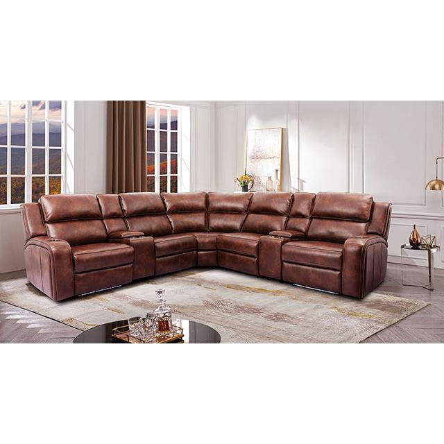  Furniture of America Callie CM9901-SECT Power Sectional IMAGE 2