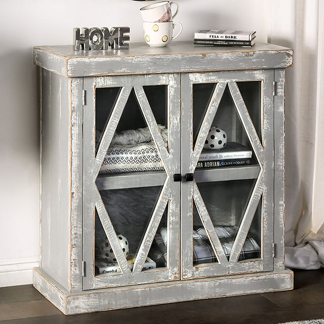  Furniture of America Accent Cabinets Cabinets EM-AC092GY IMAGE 1