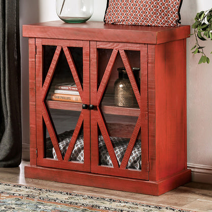  Furniture of America Accent Cabinets Cabinets EM-AC092RD IMAGE 1