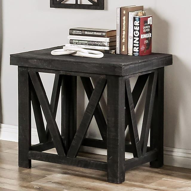  Furniture of America Halton Hills EM4001DG-E End Table IMAGE 1