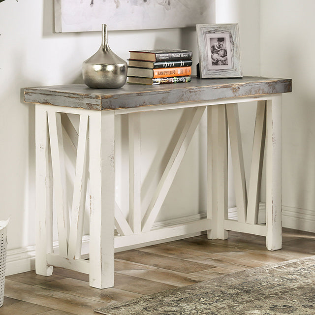 Furniture of America Halton Hills Sofa Table EM4001IV-S IMAGE 1