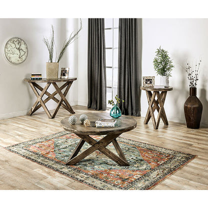  Furniture of America Culver End Table EM4003BR-E IMAGE 2
