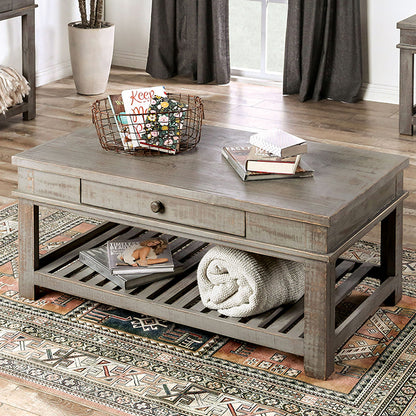  Furniture of America McAllen Coffee Table EM4009GY-C IMAGE 1
