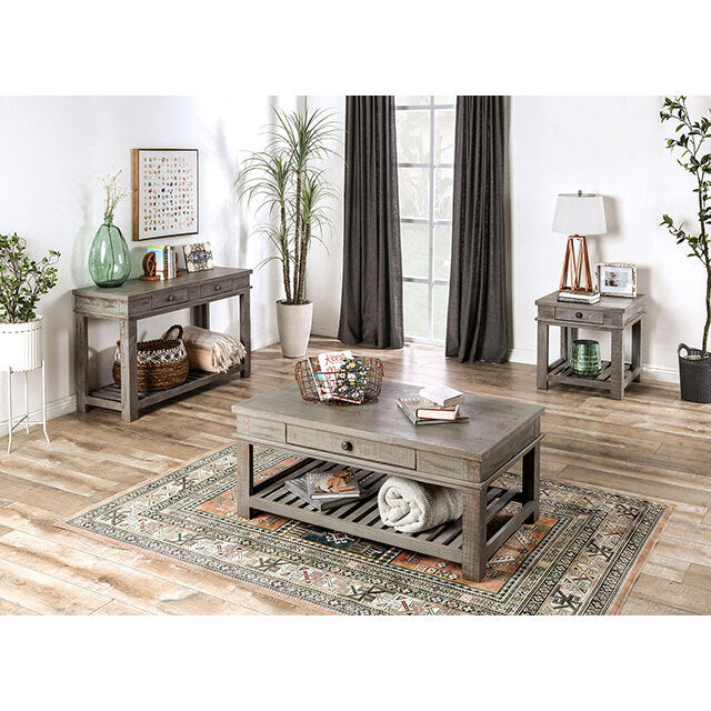  Furniture of America McAllen End Table EM4009GY-E IMAGE 2