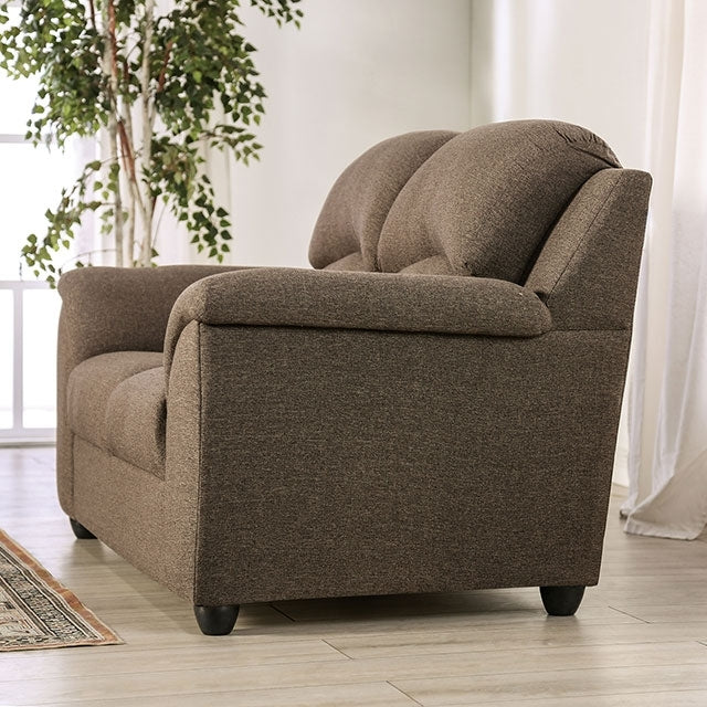  Furniture of America Meyrin Stationary Fabric Sofa EM6720BR-SF IMAGE 4