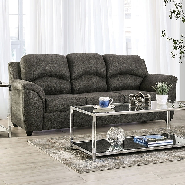  Furniture of America Meyrin Stationary Fabric Sofa EM6720DG-SF IMAGE 1