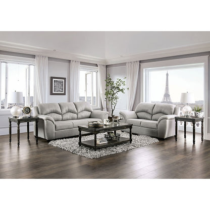  Furniture of America Meyrin Stationary Fabric Loveseat EM6720LG-LV IMAGE 2