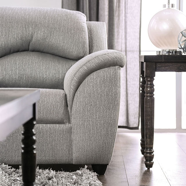  Furniture of America Meyrin Stationary Fabric Loveseat EM6720LG-LV IMAGE 5