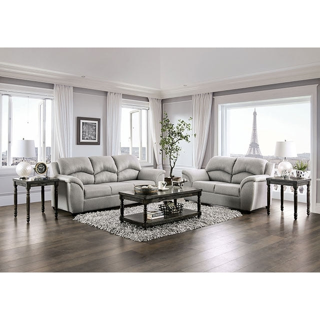 Furniture of America Meyrin Stationary Fabric Sofa EM6720LG-SF IMAGE 2