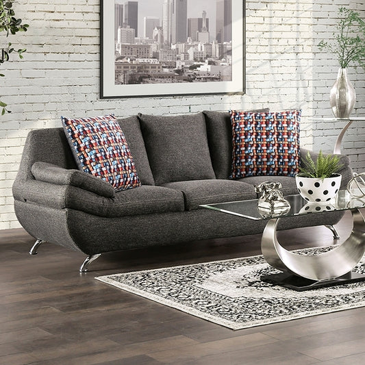  Furniture of America Sarnen Stationary Sofa EM6721DG-SF IMAGE 1